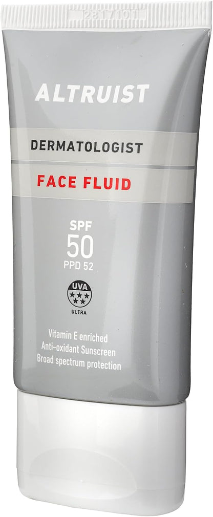 Altruist Sunscreen Face Fluid SPF50 50ml