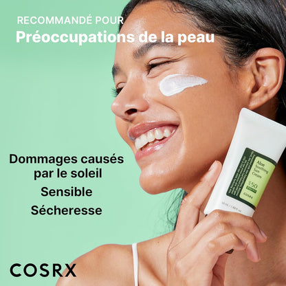 COSRX Korean Skincare Aloe Soothing Sun Cream SPF 50, Moisturising Sun Cream with Aloe Vera, for All Skin Types, Face and Body